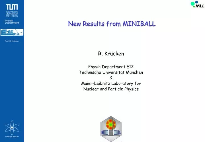 new results from miniball