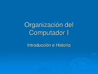 organizaci n del computador i