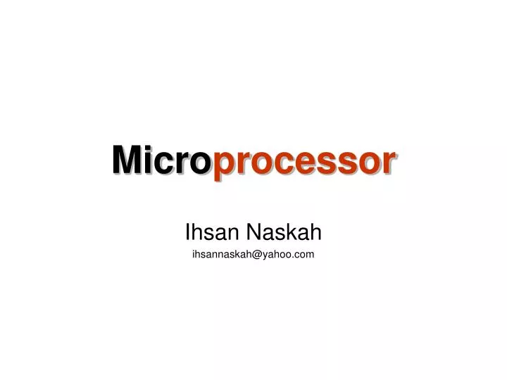 micro processor