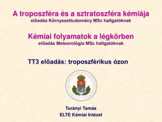 tur nyi tam s elte k miai int zet
