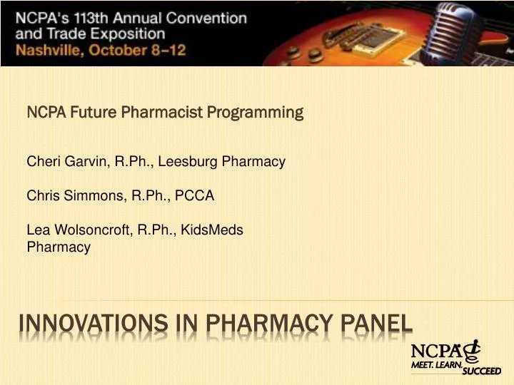 ncpa future pharmacist programming