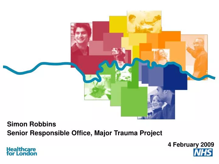 simon robbins senior responsible office major trauma project