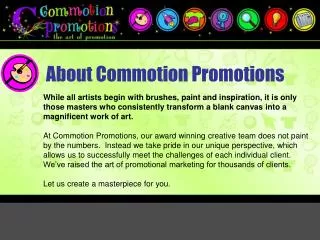 About Commotion Promotions