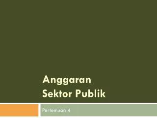 anggaran sektor publik