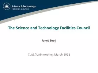 The Science and Technology Facilities Council