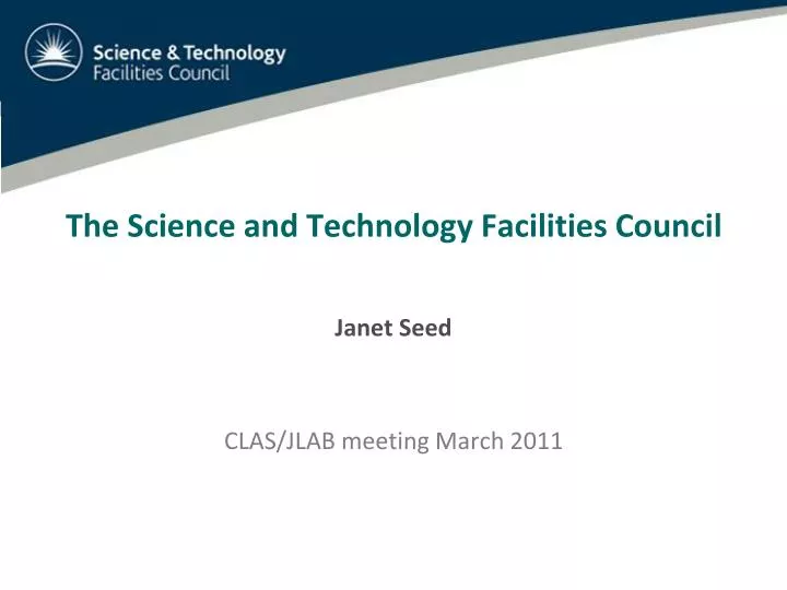 the science and technology facilities council