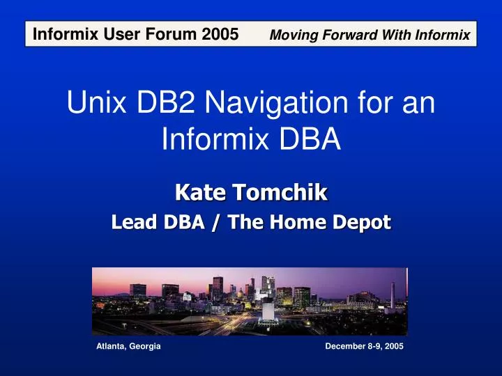 unix db2 navigation for an informix dba