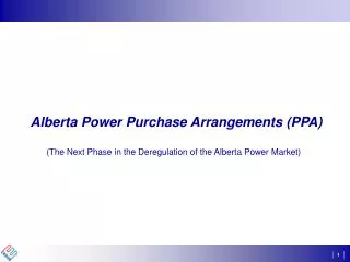 Alberta Power Purchase Arrangements (PPA)