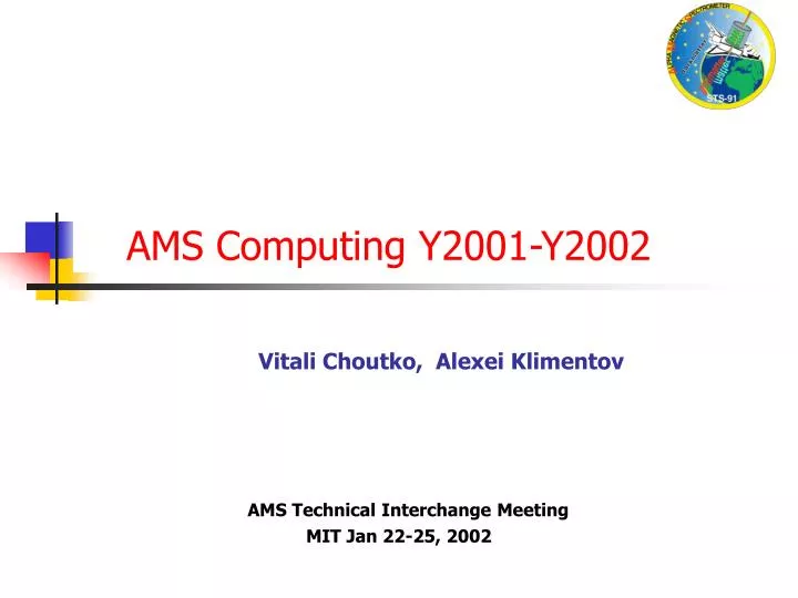 ams computing y2001 y2002