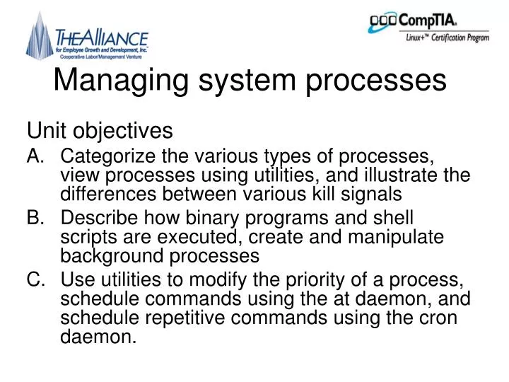 managing system processes