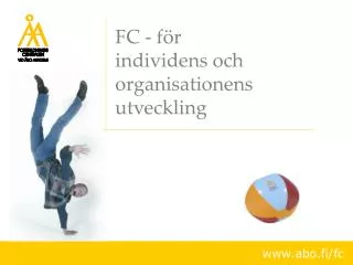 fc f r individens och organisationens utveckling