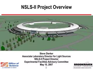 NSLS-II Project Overview