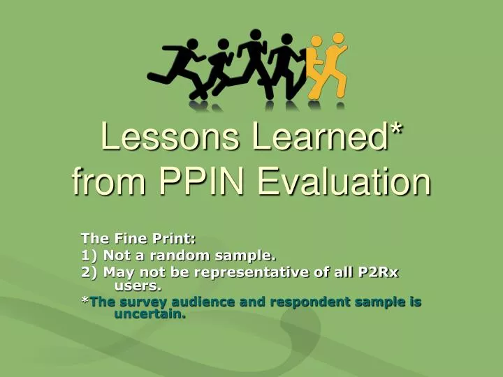 lessons learned from ppin evaluation