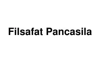 filsafat pancasila