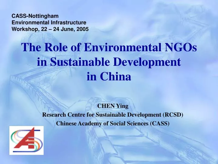 the role of environmental ngos in sustainable development in china