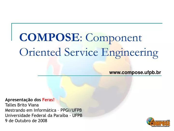 compose component oriented service engineering