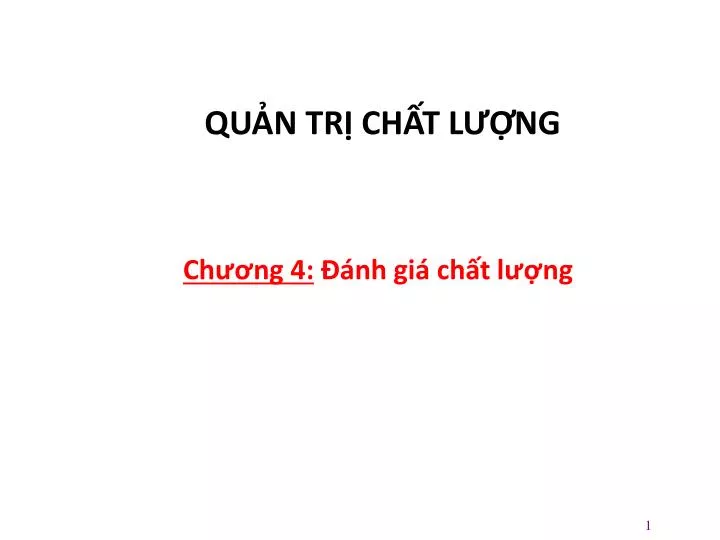 qu n tr ch t l ng