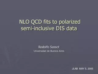 NLO QCD fits to polarized semi-inclusive DIS data
