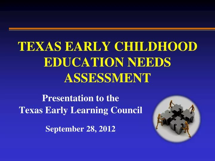 texas early childhood education needs assessment