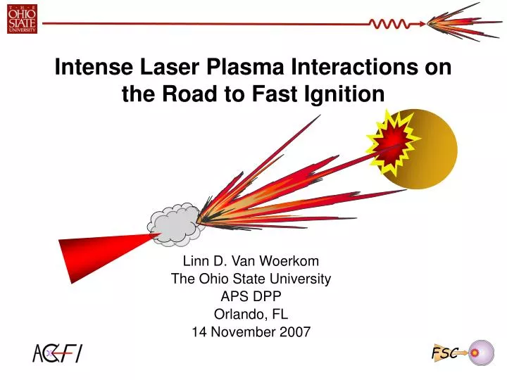 intense laser plasma interactions on the road to fast ignition