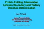 Protein Folding: Interrelation between Secondary and Tertiary Structure Determination - slide 1