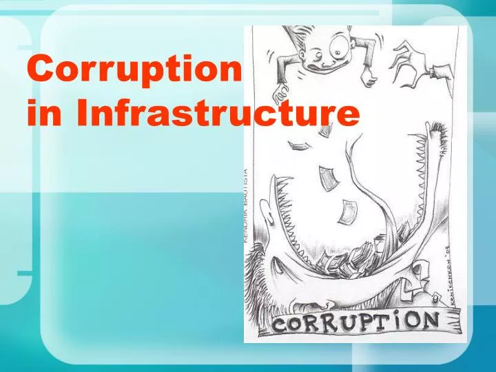 corruption in infrastructure