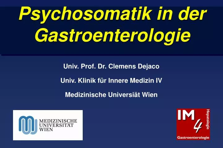 psychosomatik in der gastroenterologie