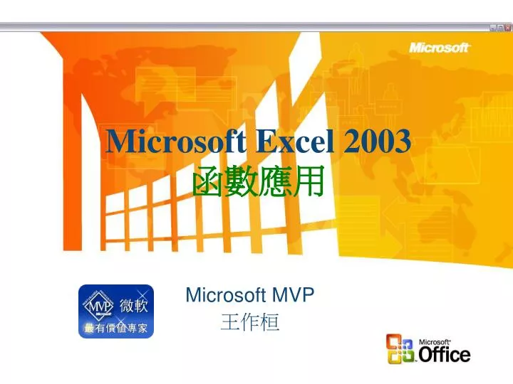 microsoft excel 2003