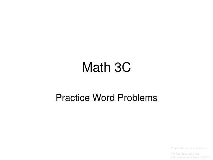 math 3c