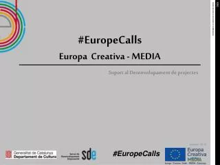 europecalls europa creativa media