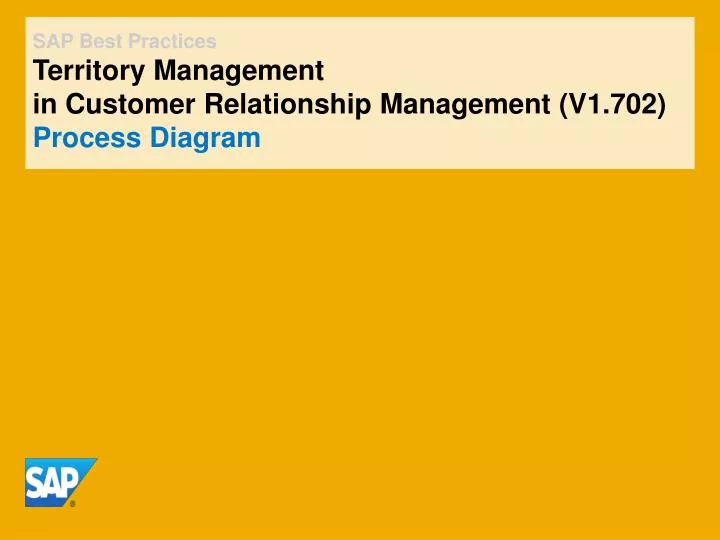 sap best practices territory management in customer relationship management v1 702 process diagram
