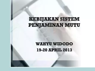kebijakan sistem penjaminan mutu