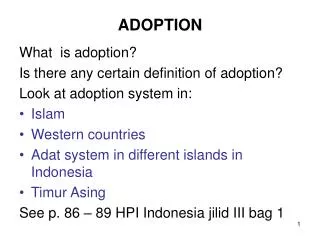 adoption