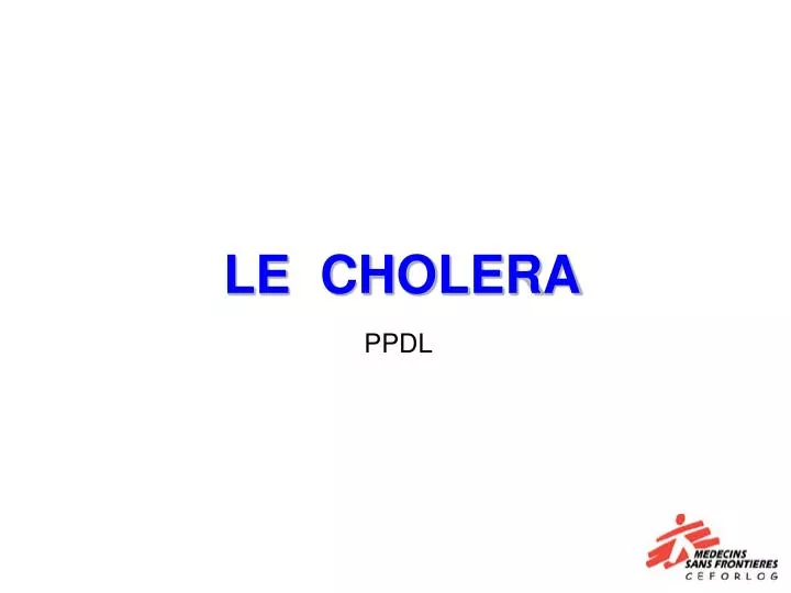 le cholera