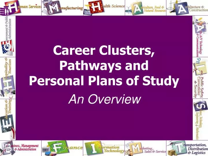 career clusters pathways and personal plans of study