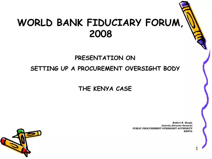 world bank fiduciary forum 2008