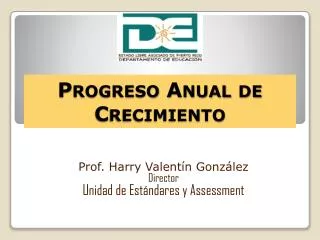 progreso anual de crecimiento