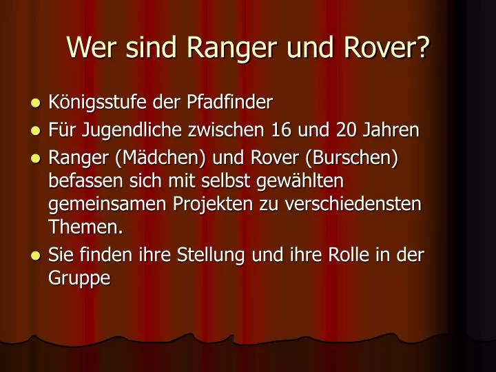 wer sind ranger und rover