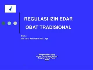 oleh dra isna assaratun msc apt