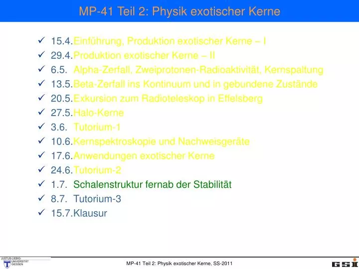 mp 41 teil 2 physik exotischer kerne