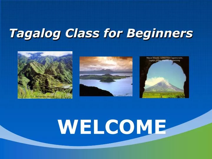 tagalog class for beginners