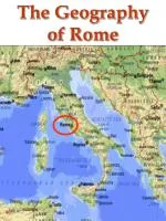 The Geography of Rome - slide 1