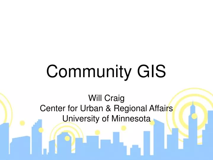 community gis