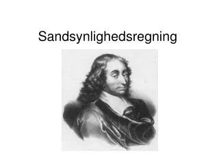 sandsynlighedsregning