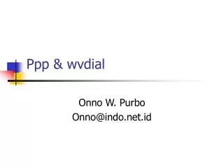 ppp wvdial
