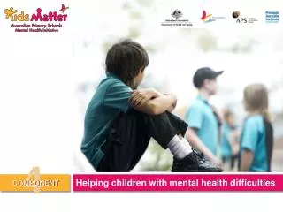 Helping children with mental health difficulties