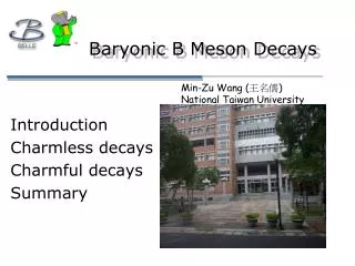 Baryonic B Meson Decays