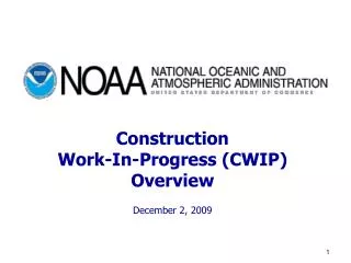 Construction Work-In-Progress (CWIP) Overview