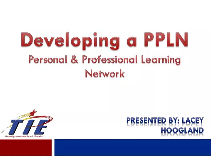 developing a ppln personal professional learning network