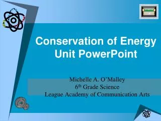 Conservation of Energy Unit PowerPoint